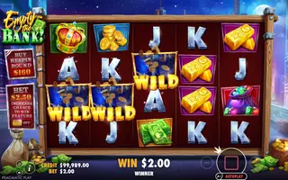 Empty the Bank – Winning spin