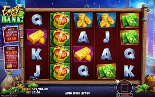Empty the Bank – Feature in play