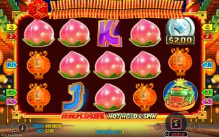Dragon Hot Hold and Spin – Feature in play