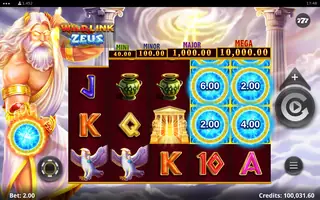 Wild Link Zeus – Feature in play