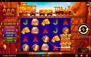 Gold Rush Express – Winning spin