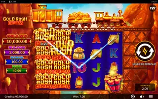 Gold Rush Express – Winning spin