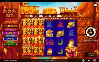 Gold Rush Express – Winning spin