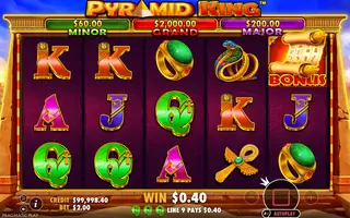 Pyramid King – Winning spin