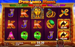 Pyramid King – Winning spin