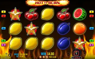 Hot to Burn – Winning spin