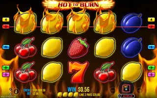 Hot to Burn – Winning spin