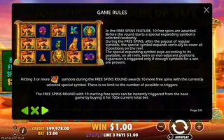 John Hunter and the Book of Tut – Game rules