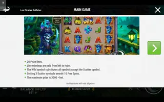 Los Piratas Golfetes – Game rules