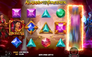 Aladdin and the Sorcerer – Feature in play