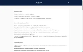 Avalon – Game rules