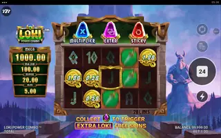 Loki Power Combo – Feature in play
