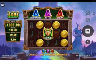 Loki Power Combo – Feature in play