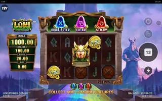 Loki Power Combo – Feature in play