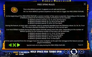John Hunter and the Aztec Treasure – Game rules