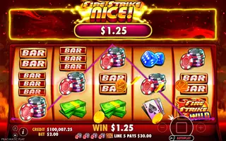 Fire Strike – Winning spin