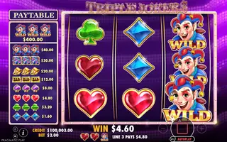 Triple Jokers – Winning spin