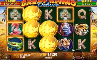 Great Rhino Deluxe – Winning spin