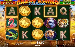 Great Rhino Deluxe – Winning spin