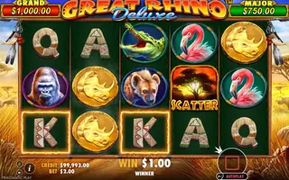 Great Rhino Deluxe – Winning spin
