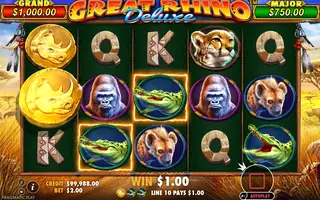 Great Rhino Deluxe – Winning spin