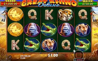 Great Rhino Deluxe – Winning spin