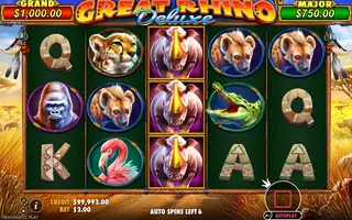 Great Rhino Deluxe – Feature in play