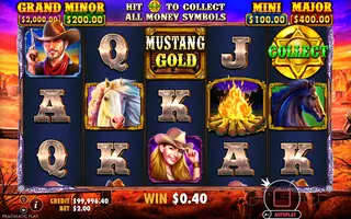 Mustang Gold – Winning spin