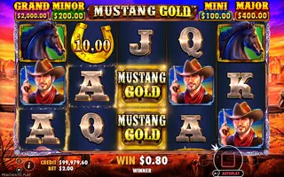 Mustang Gold – Winning spin