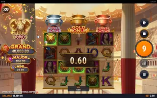 Rome Fight For Gold Eternal Empire – Winning spin