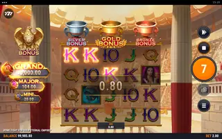 Rome Fight For Gold Eternal Empire – Winning spin