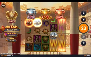 Rome Fight For Gold Eternal Empire – Feature in play