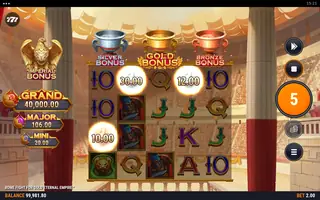 Rome Fight For Gold Eternal Empire – Feature in play
