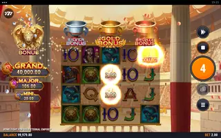 Rome Fight For Gold Eternal Empire – Feature in play