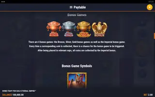 Rome Fight For Gold Eternal Empire – Game rules