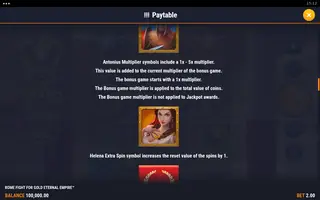 Rome Fight For Gold Eternal Empire – Game rules