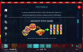 3x 2x Fire and Roses Joker – Game rules