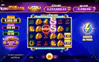 Gold Blitz King Millions – Winning spin