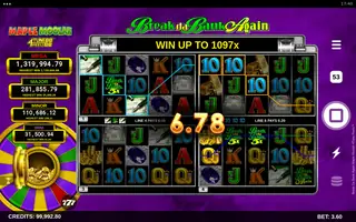 Break Da Bank Again Maple Moolah 4Tune Reels – Winning spin