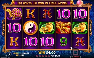 5 Lions – Winning spin