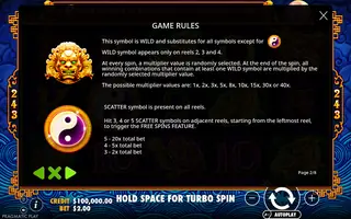 5 Lions – Game rules