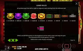 Triple Tigers – Game rules