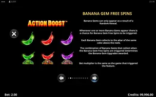 Action Boost Gorilla Gems – Game rules