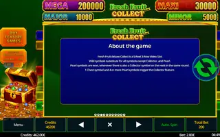 Fresh Fruit Deluxe Collect – Game rules