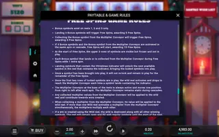 Merry Multipliers Dream Drop – Game rules