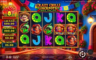 Crazy Chilli Jackpots – Base game