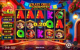 Crazy Chilli Jackpots – Winning spin