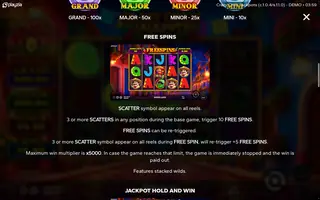 Crazy Chilli Jackpots – Game rules