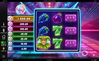 Joker Raving Respins – Paytable