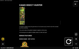 Kamo Insect Hunter – Game rules